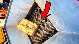 Shredder vs. Gas Cylinder &ndash; Will It EXPLODE? (Dangerous Experiment!)