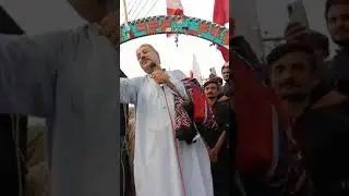 JSM Chairman Riaz Chandio speech Sindh Action Committee Public Awareness Jalsa at Mithi.
