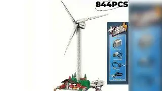 A must-have product!&nbsp;844PCS MOC Creative Series Vestas Wind Turbine Building Blocks Electric Windm