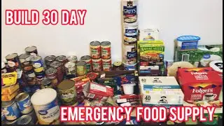 30 Day Emergency Food Supply | Start a PREPPER Pantry on a Budget