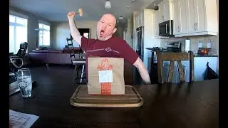 Review #49 Arby's Three Cheese and Bacon Sandwich.  4K