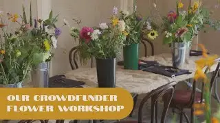 Hosting a flower workshop in the middle of refurbishment works!