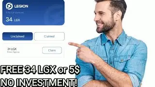 NEW AIRDROP LEGION NETWORK FREE 34 LGX or 5$