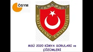 MS&Uuml; &Ccedil;IKMIŞ SORULAR(2020)