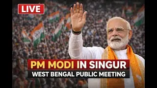 PM Modi in Singur: Public Meeting Signals Big Push in West Bengal #trending #virelvideo