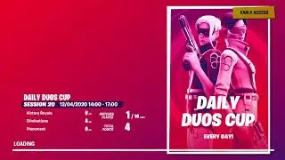 Playing daily duos cup with originalstreams