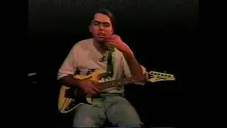 Mello Junior aula de guitarra