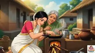 Peaceful village life style routine...