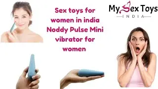 Sex toys for women mini pulse massager Noddy Rechargeable Mini Silicone Vibrator mysextoysindia