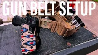 Modern Gun Belt Set Up 