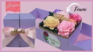 REGALO PARA MAMÁ CON ROSAS DE FOAMI | IVONNE E IVETTE