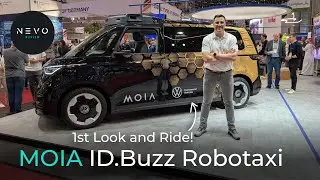 First Look & Ride: MOIA's Autonomous ID.Buzz AD Level 4 Robotaxi
