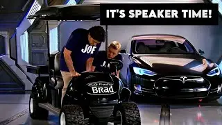 Mosasaur gave Joe a 48v - Lithium Ion Battery for his Club Car Precedent Part 6 - Let's Cut Holes!
