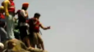 Cliff Jumping in Ganga River