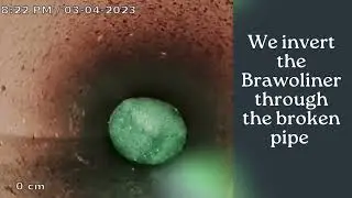 Relining Seriously Damaged Pipe