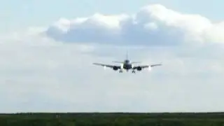 windy landing at leeds !