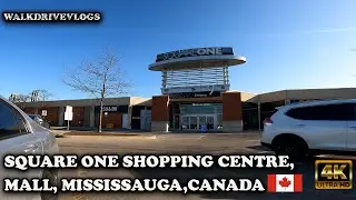 【4K】Square One Shopping Centre, Mall, Mississauga, Canada