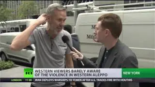 US viewers barely aware of violence in Aleppo
