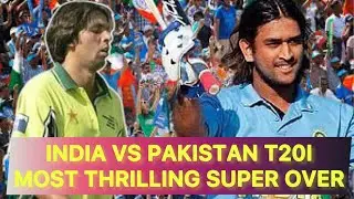 India vs Pakistan | Most thrilling Super over match | Muhammad Asif amazing bowling #pakvsindia