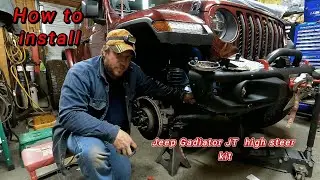 How to install a Rough Country High Steer Kit on a Jeep Gladiator JT