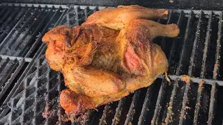 Spatchcock Chicken on the Monument Grill (propane)