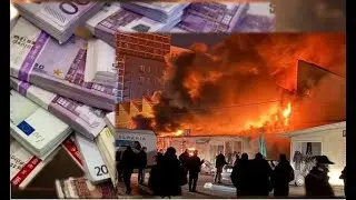 Zjarr i madh n&euml; lagjen 5 Maji n&euml; Tiran&euml;, gazetari: D&euml;me miliona euro, flak&euml;t po p&euml;rpijn&euml; gjith&ccedil;ka