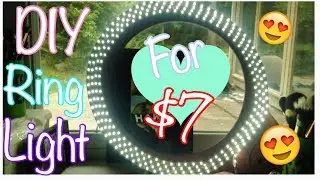 DIY LED Ring Light ❤️