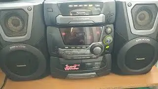 PANASONIC SA-AK25 CD STEREO SYSTEM видео работы