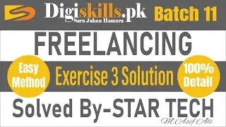 Digiskill Freelancing Hand on Exercise 3 Batch 11 Solution | DGskill Freelancing Exercise 3 Batch 11