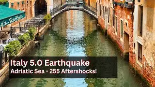 Strong Italy Earthquake  -  5 0 Earthquake Adriatic Sea