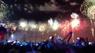 David Guetta @ Electric Daisy Carnival EDC Chicago 5/24/2013 Friday Fireworks