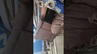 CRUSH! When you put that couch you always hated in the truck. #trash #crush