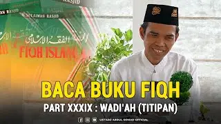 BACA BUKU FIQH : 