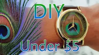 Peacock feather watch under Rs. 300