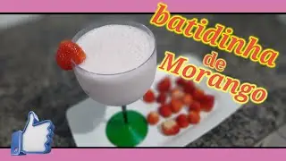 Batida de morango caseira