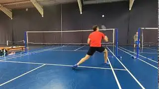 Badminton Cross Court Net Shot with Deception