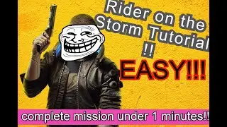 Cyberpunk 2077 Rider on the storm (Free Saul) - EASY Speedrun / Tutorial (EASY FREE SNIPER!!)