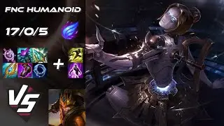 Fnatic Humanoid MID Orianna vs Jarvan IV - EU Challenger Patch 25.20