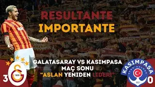 Aslan yeniden Lider! Galatasaray vs Kasımpaşa Maç Sonu - Resultante Importante Canlı #galatasaray