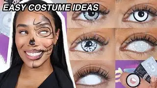 BEST White Halloween Contact Lenses For 2024! Easy DIY Costume Ideas
