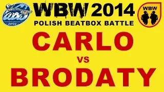 CARLO vs BRODATY # WBW 2014 Polish Beatbox Battle