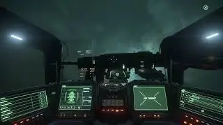 Star Citizen 3.12 - Tobii 5, Test landing at MIC-L1. Head tracking and decoupled flight
