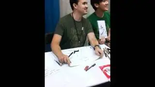 Footage of Tony S. Daniel drawing