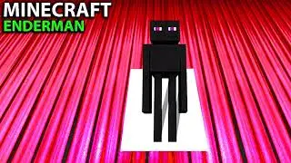 How To Draw Minecraft Enderman 3D step by step