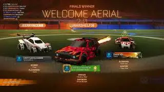 Rocket League : Finale de tournoi 3vs3  avec un maximum de buts
