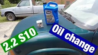 1997 Chevy S10 2.2 oil change