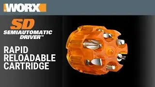 WORX SD SemiAutomatic Driver - Rapid Reloadable Cartridge Close Up