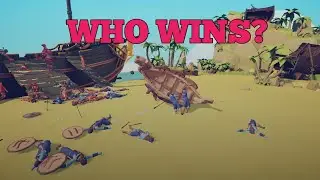 MASSIVE Pirates vs Vikings Battle! - Totally Accurate Battle Simulator