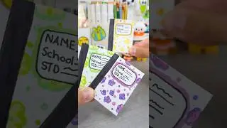 📓Cute DIY Mini Notebooks!? #diy #miniecraft #crafts #craft #papercraft #cutecrafts #diycrafts