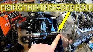 Fixing the stripped hole in the 331 cast iron block
